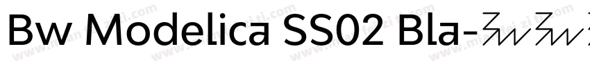 Bw Modelica SS02 Bla字体转换
